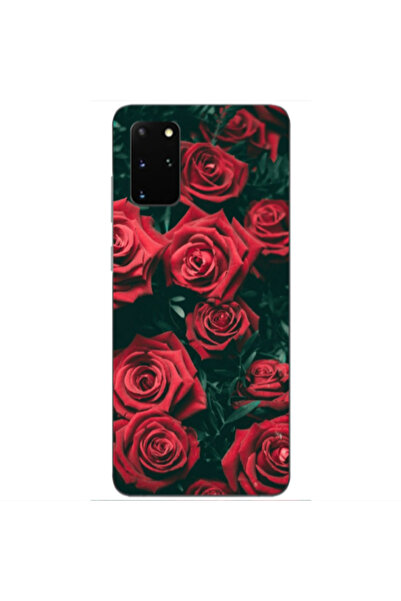 Other Samsung S20 Plus Red Roses Transparent Silicone TPU Θήκη