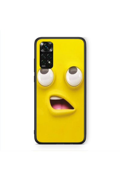 Other Xiaomi Redmi Note 11 Pro 5G Confused face Black Glossy Θήκη