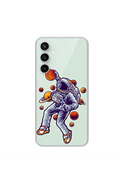 Other Samsung S24 Plus Space Basketball Transparent Silicone TPU Θήκη