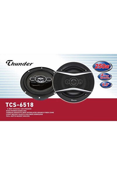 Thunder Set de 2 difuzoare auto de 6.5 inch 6518