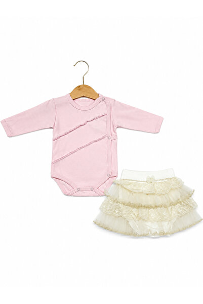 Kardeşler Bebe Baby Girl Bodysuit & Skirt Set