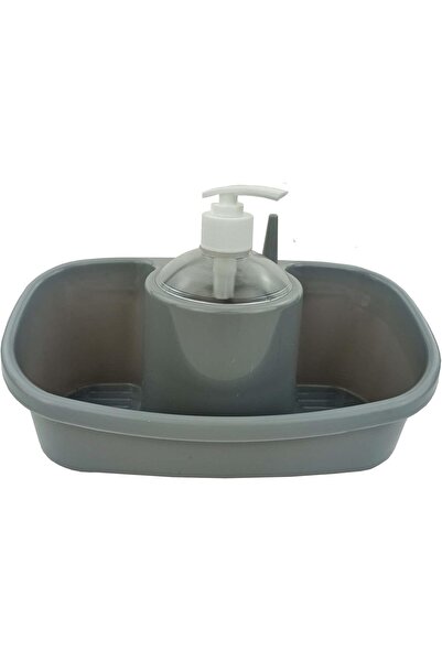 HOMEPRO Kitchen Sponge Holder with Soap Dispenser Large and Deep Practical an...