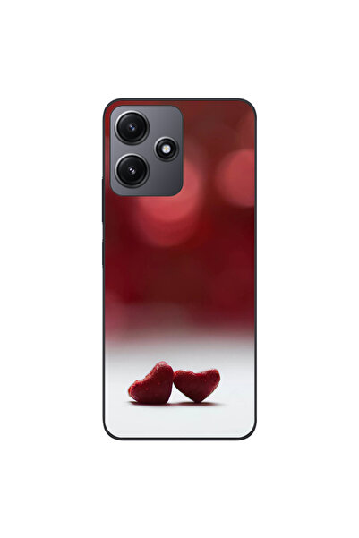 OEM Θήκη συμβατή με Xiaomi Redmi 12 5G Σιλικόνης TPU με σχέδιο μικρά καρδιάκια