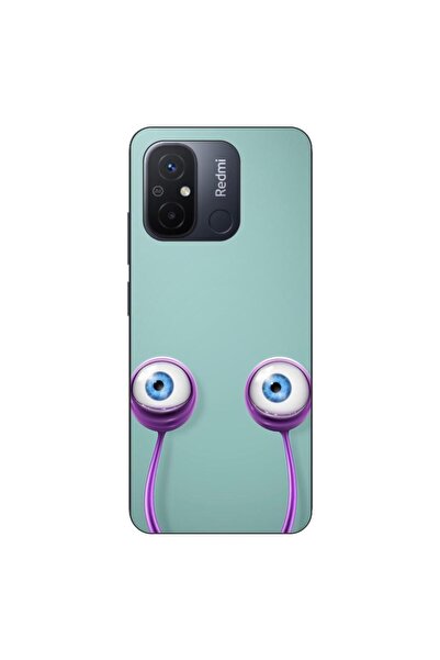 OEM Θήκη συμβατή με Xiaomi Redmi 12C Σιλικόνης Gel TPU με σχέδιο Μάτια Σαλιγκ...