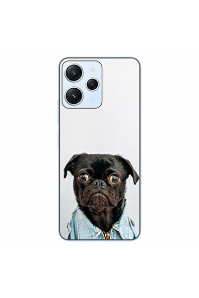 OEM Husa compatibila cu Xiaomi Redmi 12 4G Silicon Gel Tpu Model Pug Fashion
