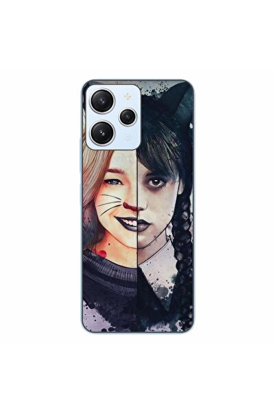OEM Калъф, съвместим с Xiaomi Redmi 12 4G, силиконов гел TPU модел Уенздей и ...