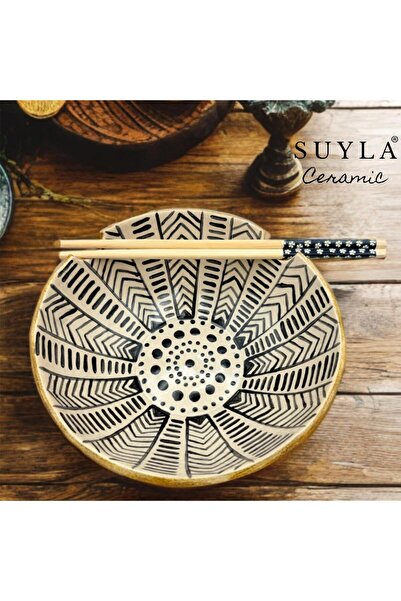 El Yapımı Seramik Noodle & Ramen Kasesi Özel Tasarım