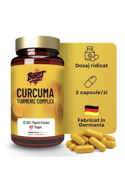 buhst Συμπλήρωμα Διατροφής Κουρκουμάς, BUHST ®   Premium, 90 Κάψουλες