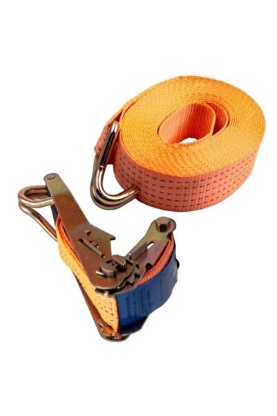 Spanzet 10 Metre Extra Tır Gergi Kayışı Turuncu Yük Bağlama Kayışı