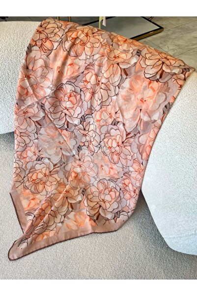 Modario Si̇yane Natural Scarf Pattern 1 - 13
