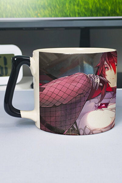 ZipZap Rosaria Genshin Impact Printed Ceramic Luxury Mug (1 Piece) Special Bl...