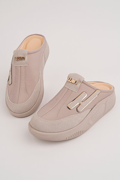 Madam Tarz Crt-Sb Thick Sole Buckle Sabo Slippers