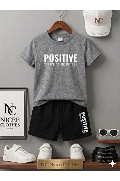 NC Nicee Clothes ΚΑΛΟΚΑΙΡΙΝΟ ΠΑΙΔΙΚΟ ΜΠΛΟΥΖΑΚΙ ΚΑΙ ΣΟΡΤΣ UNISEX (ΛΕΥΚΗ ΘΕΤΙΚΗ...