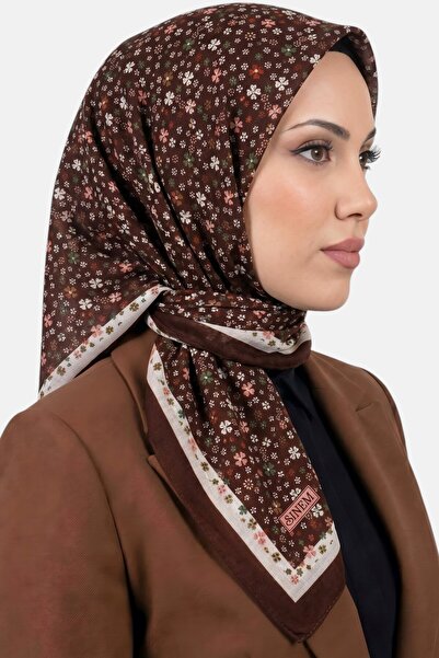 hadiora Women's Brown Floral Patterned Stitched Writing Pad