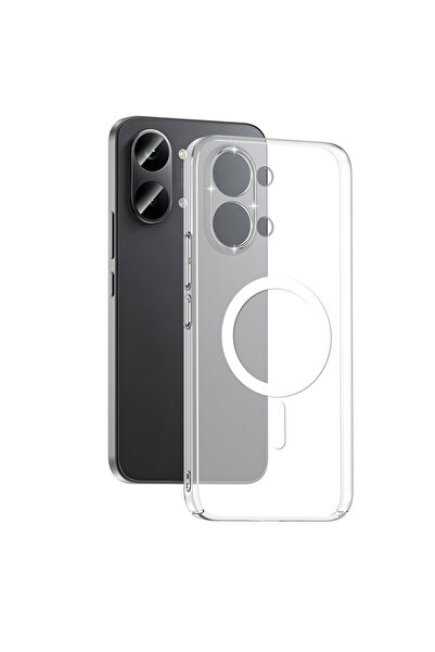 Coverzone Xiaomi Poco X8 Pro Max ile uyumlu Şeffaf Kılıf MagSafe Uyumlu Güçlü...