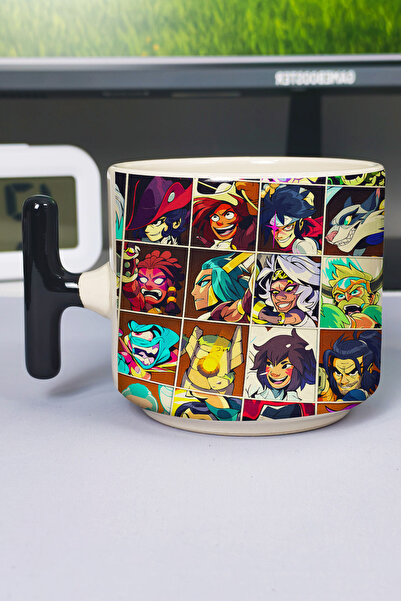 ZipZap Brawlhalla Printed Ceramic Luxury Mug (1 Piece) T-Shaped Special Black...