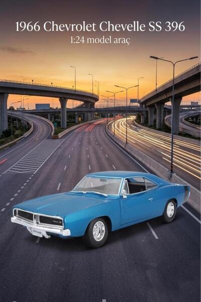 Tıfıl Toys Maisto Lisanslı Metal 1:24 Chevrolet Chevelle SS 396 Kapısı ve Kap...