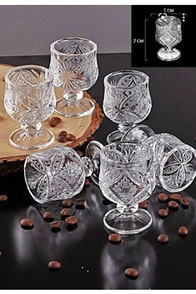 Mestore Royaleks-r1720 crystal coffee side cup set of 6