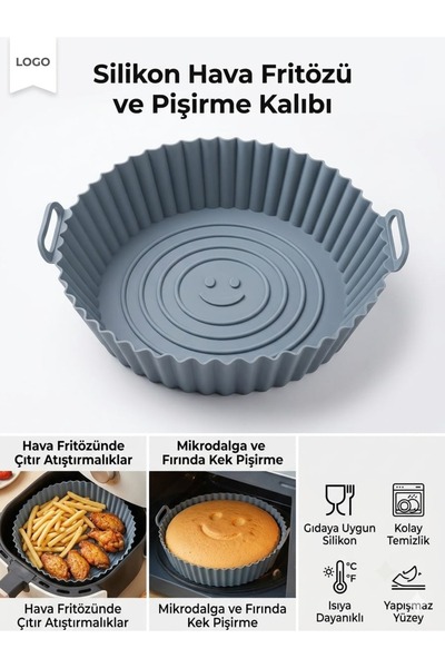 YONGHAOYANG Multi-Purpose Fireproof Non-Stick Silicone Airfryer and Oven Baki...