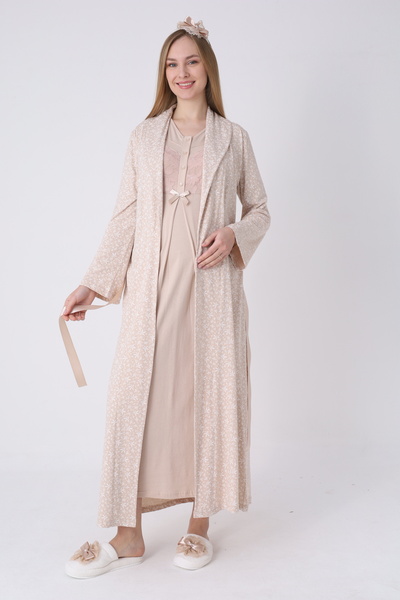 Lohussa New Season Mink Shawl Collar Short Sleeve Patterned Design Summer But...