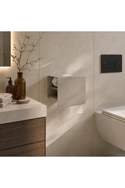 PNR AQUA Toilet Paper Holder - Wet Wipes Wc Paper Stand Mink