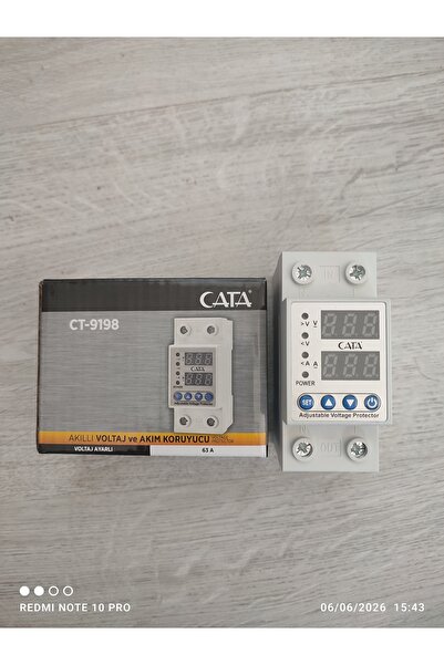 Cata CT-9198 AKILLI VOLTAJ VE AKIM KORUYUCU