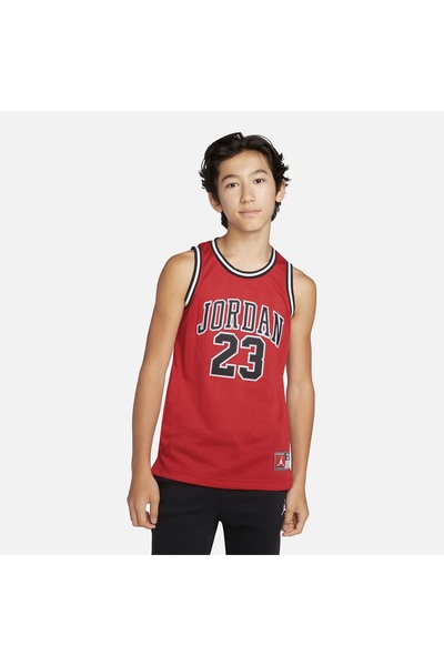 JORDAN تي شيرت جيرسي أحمر للأطفال من كيدز 23 - 95A773-R78