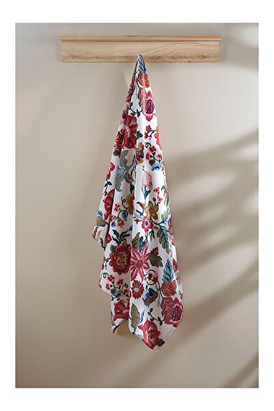 LC Waikiki Nevavm Farkıyla Esley Printed Velvet Towel Bath Towel 100X150 cm