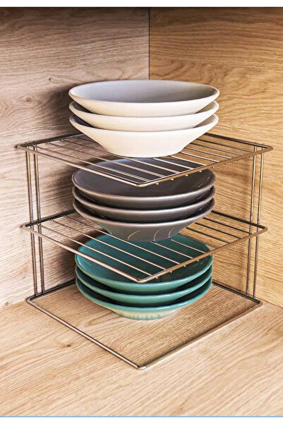 Feronyahome & Garden Ράφι για πιάτα 2 επιπέδων, ράφι για πιάτα κουζίνας και π...