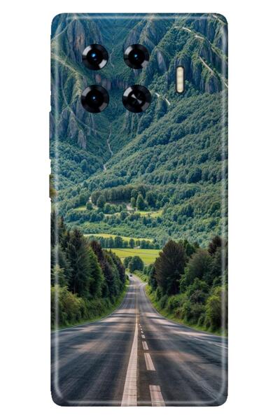 TECNO Spark 20 Pro+ Plus Kılıf Köy Yolu Temalı Desenli Darbe Emici Silikon
