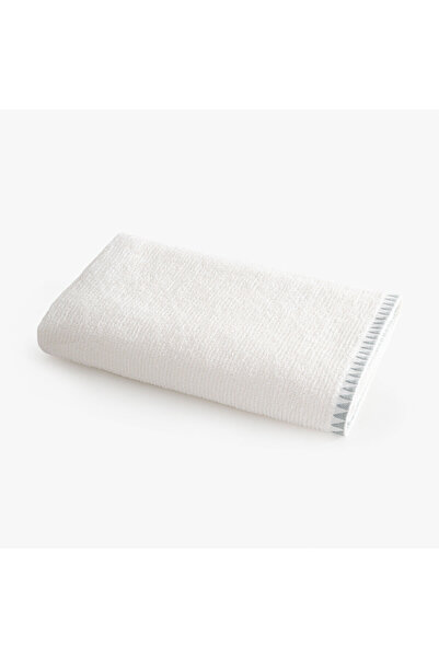 LC Waikiki Nevavm Farkıyla Tria Bath Towel 100% Cotton Jacquard Cream-Mint 80...