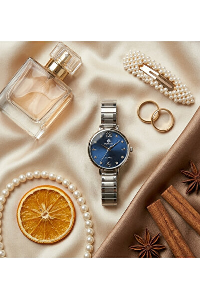 DNZ Watch Store Retro Minimal Yaylı Kordonlu Kadın Kol Saati