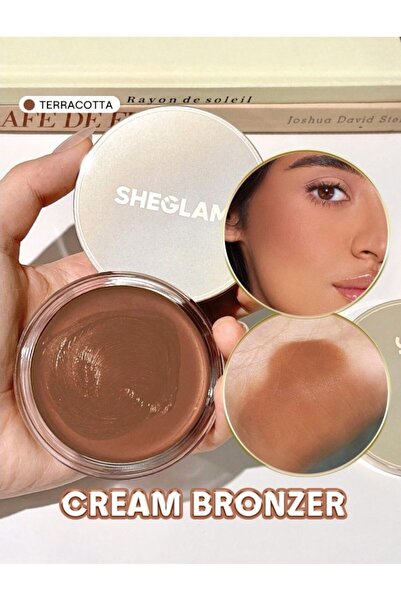 SHEGLAM Silk Haze Cream Bronzer - Doğal Bitişli ve Kolay Dağılan Kadife Dokul...