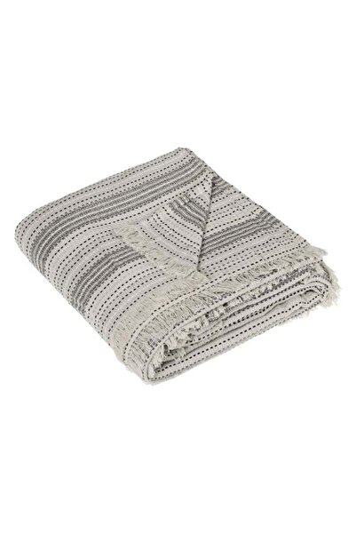 OEM Decorative blanket for bed and sofa, Cotton, Black, 160 x 130, With Fring...