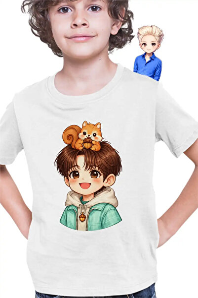 OEM Tricou Copii Baieti Shinee Minhe Chibi Kpop