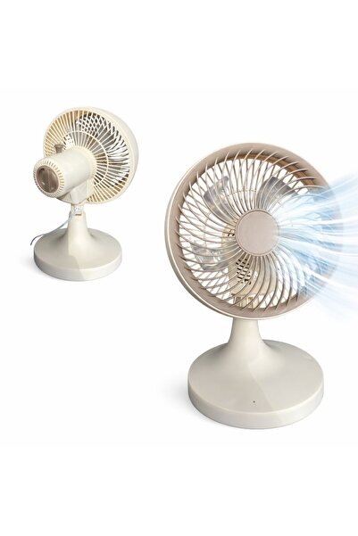 Zenorius Ventilator Electric 25.5x25x26cm, 220W, Oscilant, Detașabil, din Pla...