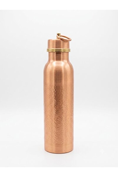 AURA COPPER Bakır Kalın Matara (Suluk) 500 ML Siyah&Rose