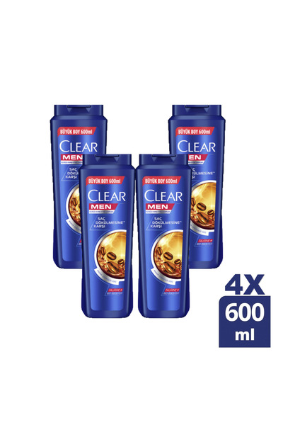 Clear Anti-Dandruff Shampoo Effective Against Hair Loss 600 ml X4 Pieces New ...