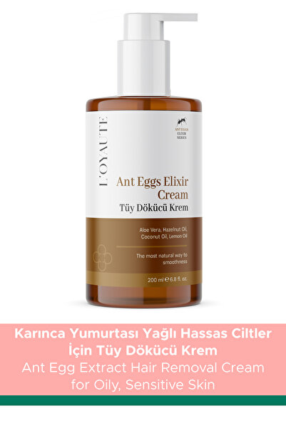 LOYAUTE Karınca Yumurtası Yağlı Hassas Ciltler İçin Tüy Dökücü Krem 200 ML