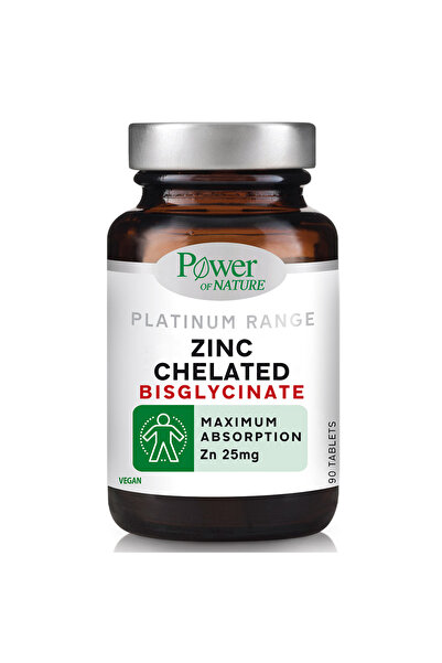 Power Health Πλατινένια Σειρά Χειλιδοποιημένο Βισγλυκινικό Ψευδαργύρου 25 mg ...