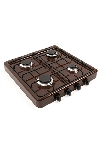 UNİBOX Portable Cooking Plate - Enameled Gas Stove, 4 Burners, Total Power 4....
