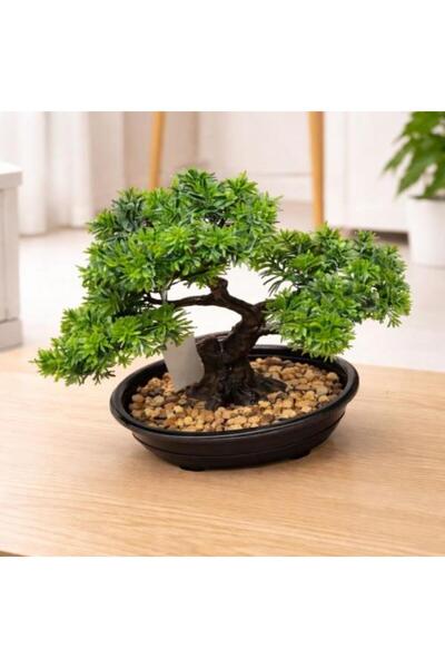 Generic Artificial Bonsai Plant for Decoration with an Elegant Pot