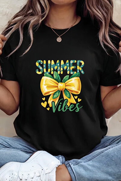 Sarah's Boutique Women's T-shirt – 100% cotton – Summer Bow