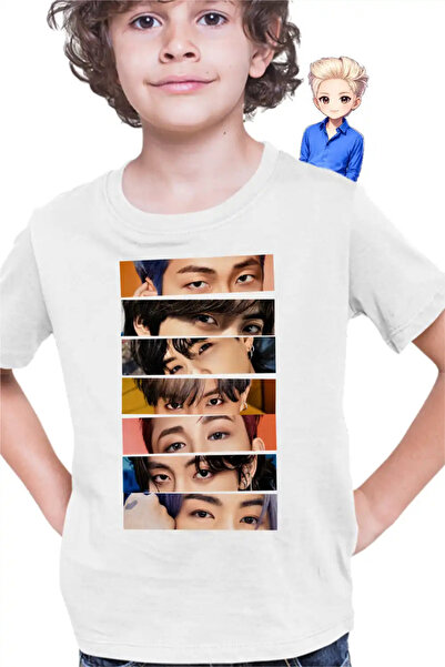 OEM Tricou Copii Baieti Kpop BTS Eyes Bangtan