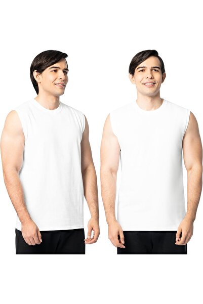 Fruit of the loom EverSoft Men's Cotton Sleeveless T-Shirt, Moisture-Wicking ...