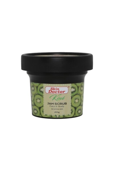 Skin Doctor Kiwi scrub for softening and moisturizing the body, used for skin...