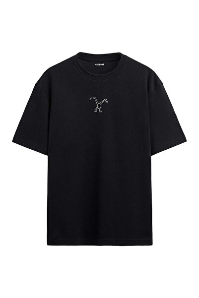 Colermi Handstand Minimal Design Oversize T-Shirt