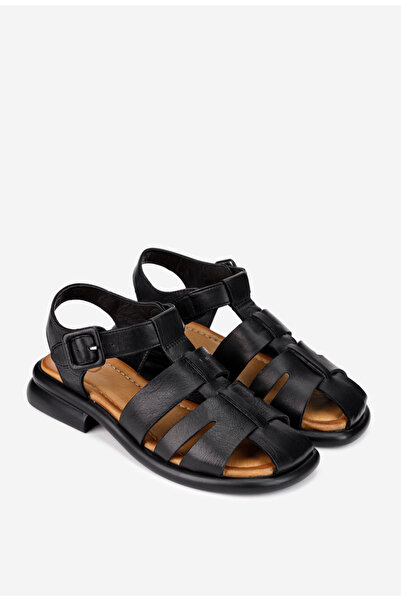 Dasha Sandale dama NUR din piele neagra