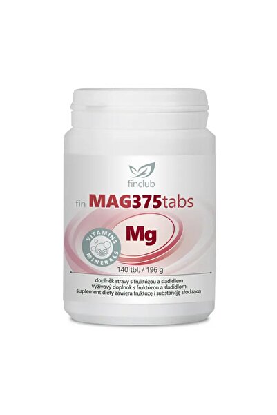 Finclub Fine food supplement Mag375tabs, 140 tablets, magnesium 375 mg from t...