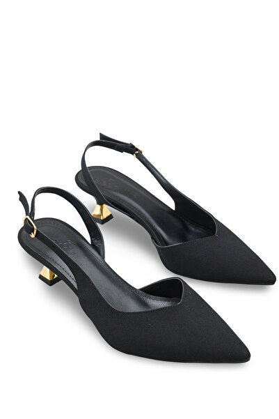 Riccon Luna Sola Women's Pointed Toe Open Back Thin Heeled Shoes 00126003